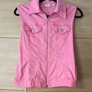 Pink Zippered vest